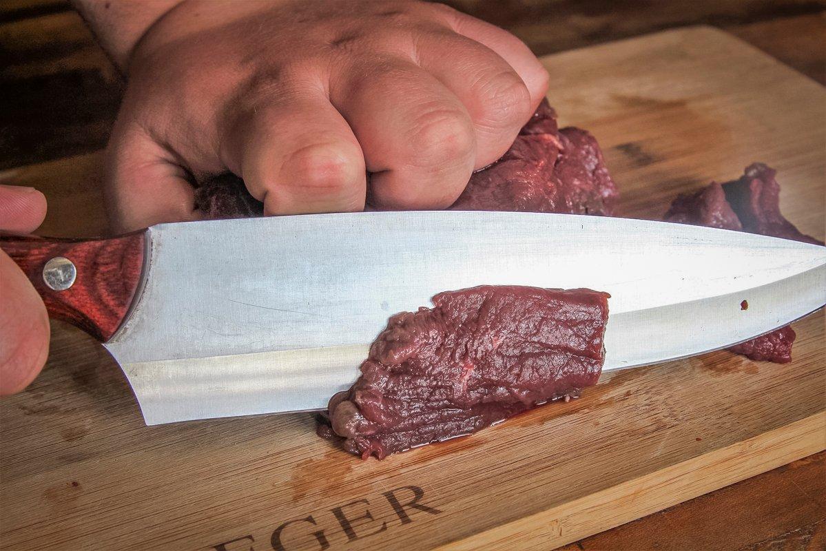 Proper trimming is essential for good venison steaks. (Image by Michael Pendley)