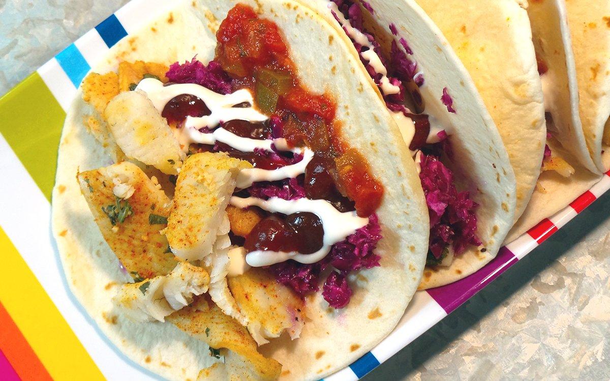 Smoked Crappie Fish Tacos