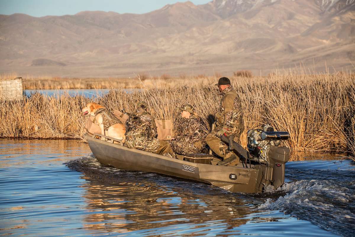 Water levels seem decent throughout the flyway, but hunters are scouting hard to find birds. Photo © Tom Rassuchine/Banded