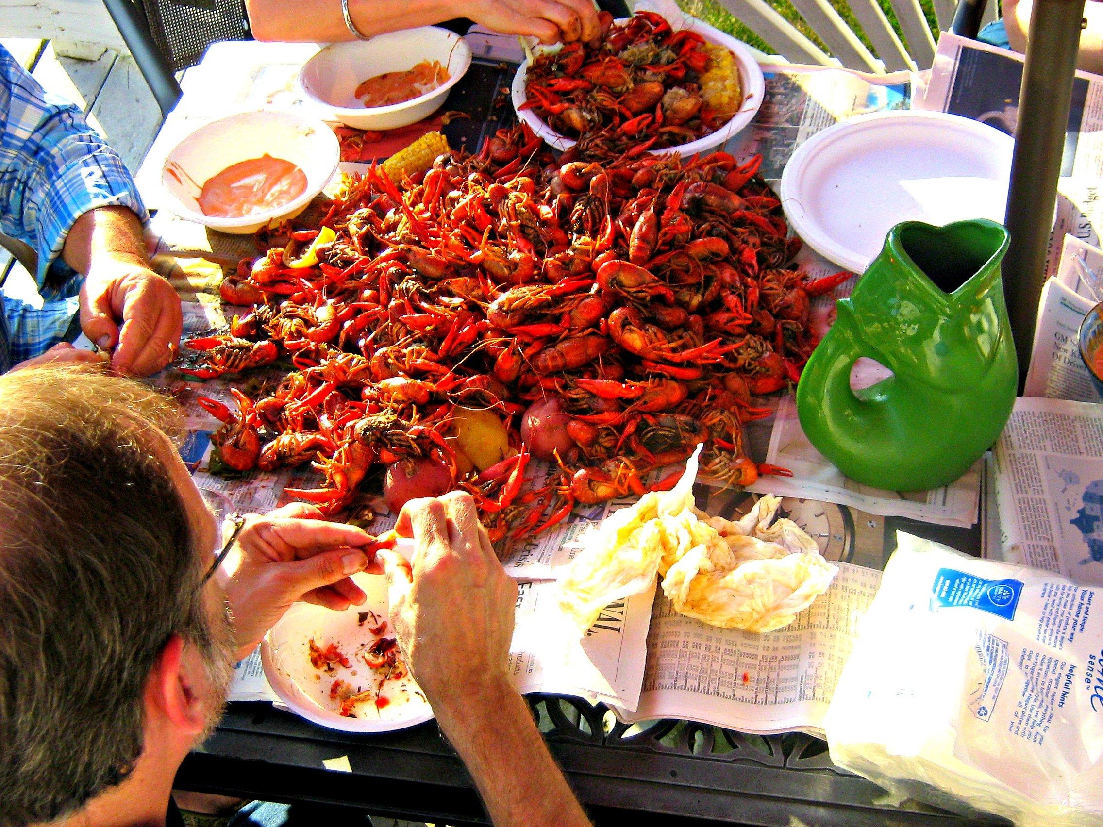 Crawdad boils are the ultimate social affair.