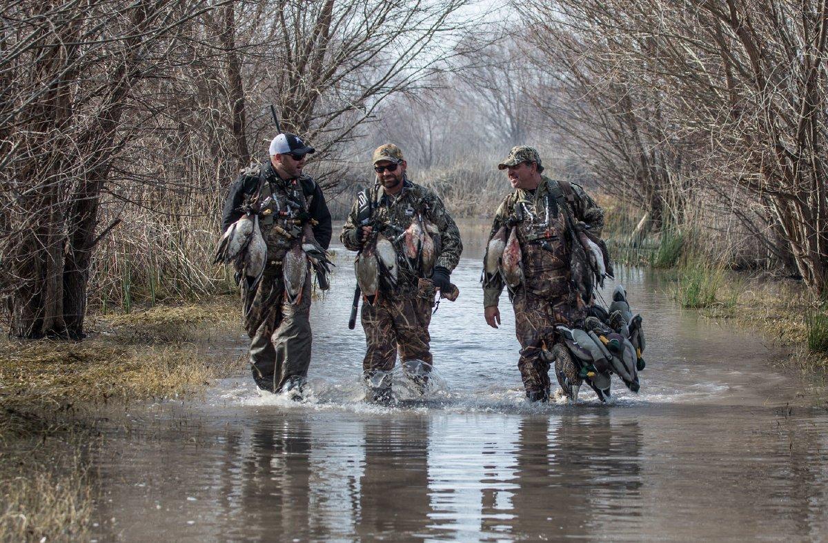 Any day in a duck blind is good, but weather and environmental conditions give some hunts more promise. Photo © The Fowl Life