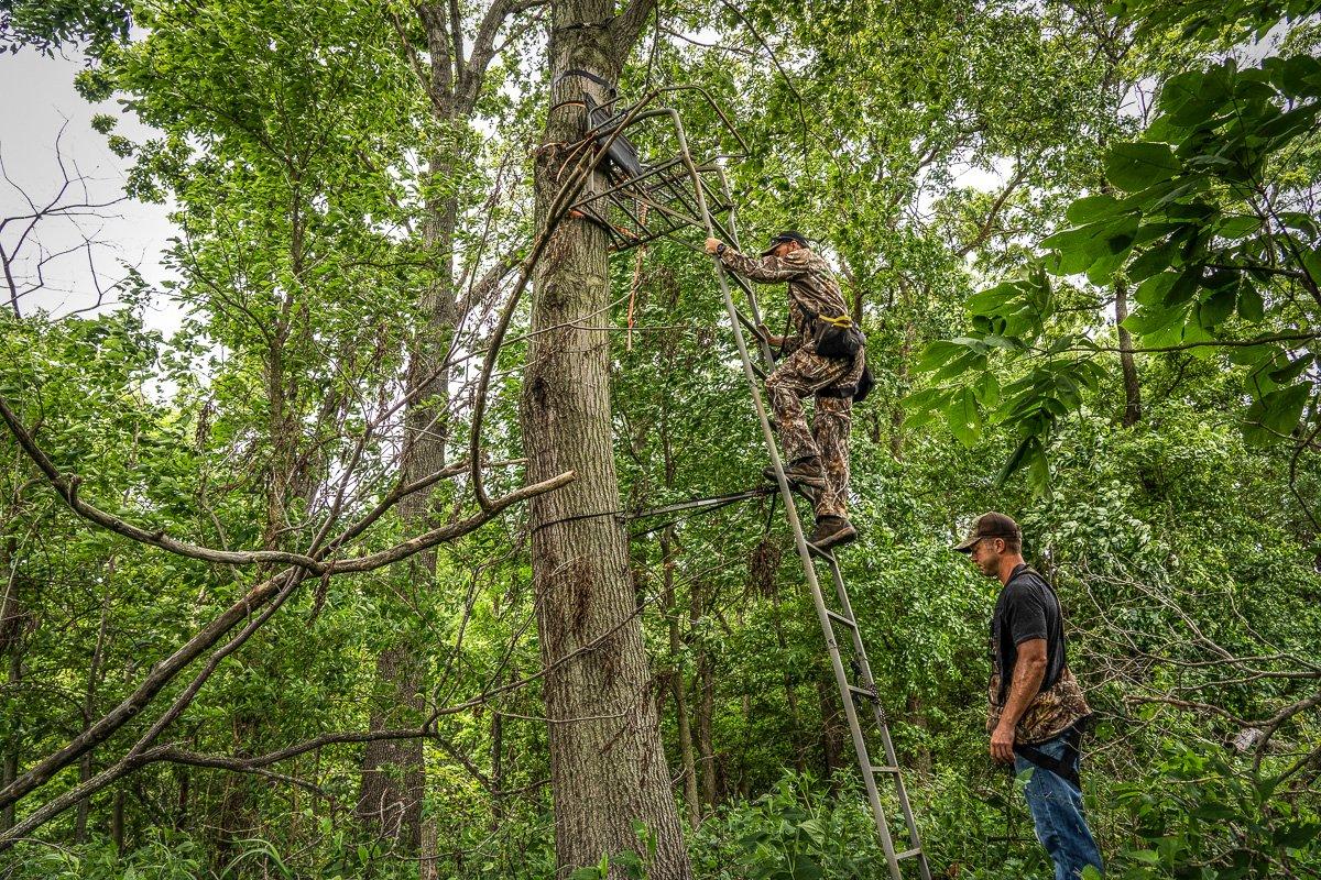 Every aspect of an early season setup should be planned with access in mind. (The Grigsby / Realtree 365)