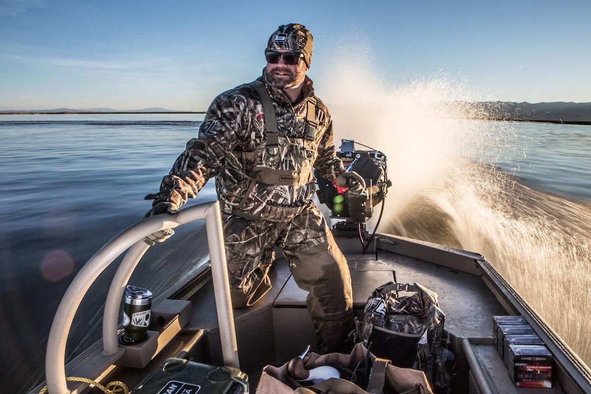Chad Belding is always preparing for duck and goose hunting. Are you? Photo © Tom Rassuchine/Banded