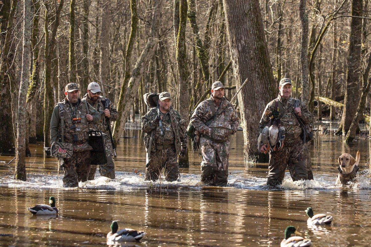 Non-resident waterfowlers will no longer have free reign at Arkansas' state-managed waterfowl properties. Photo © Tom Rassuchine/Banded