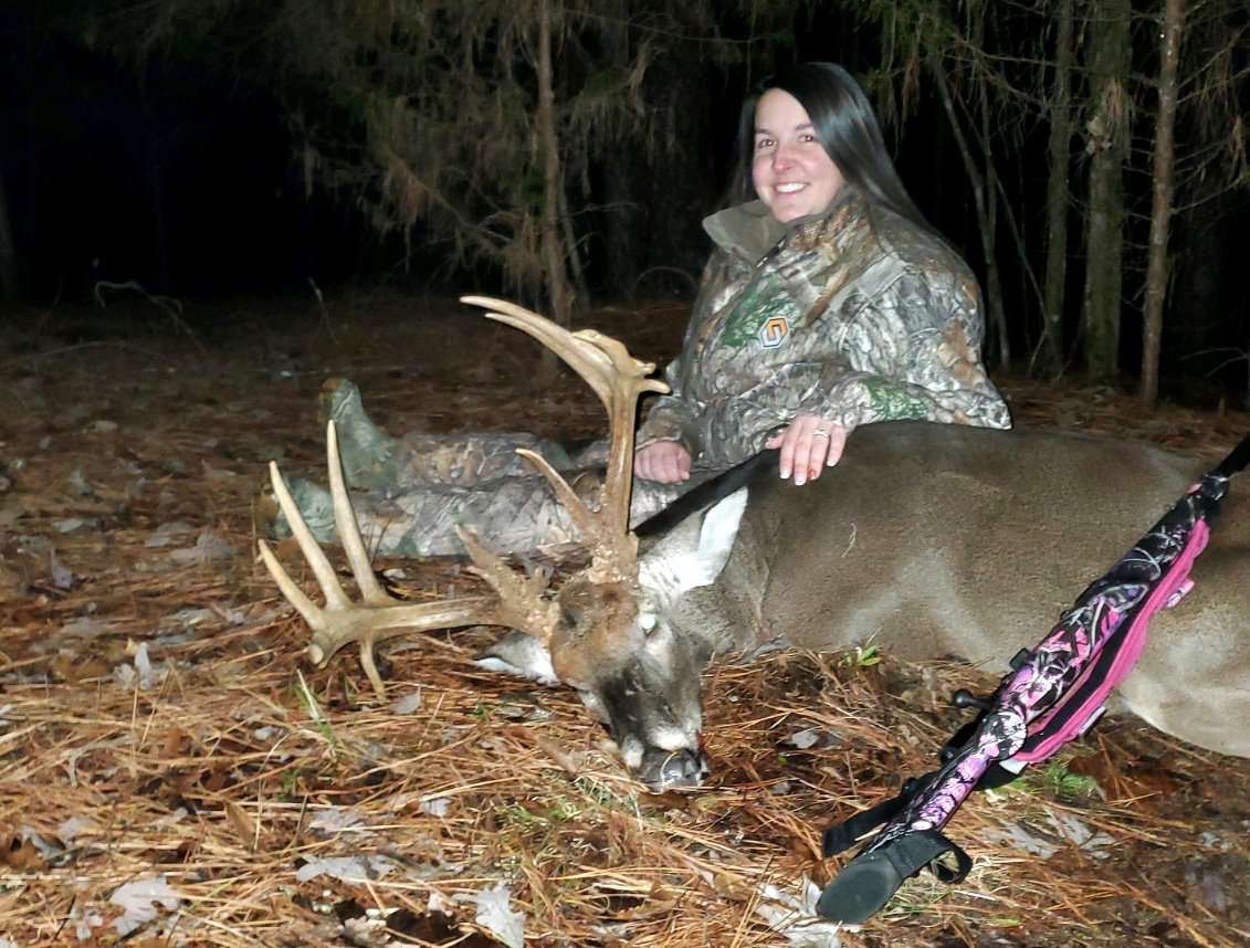 Morgan Moss bagged this big North Carolina buck in mid-December of 2022.