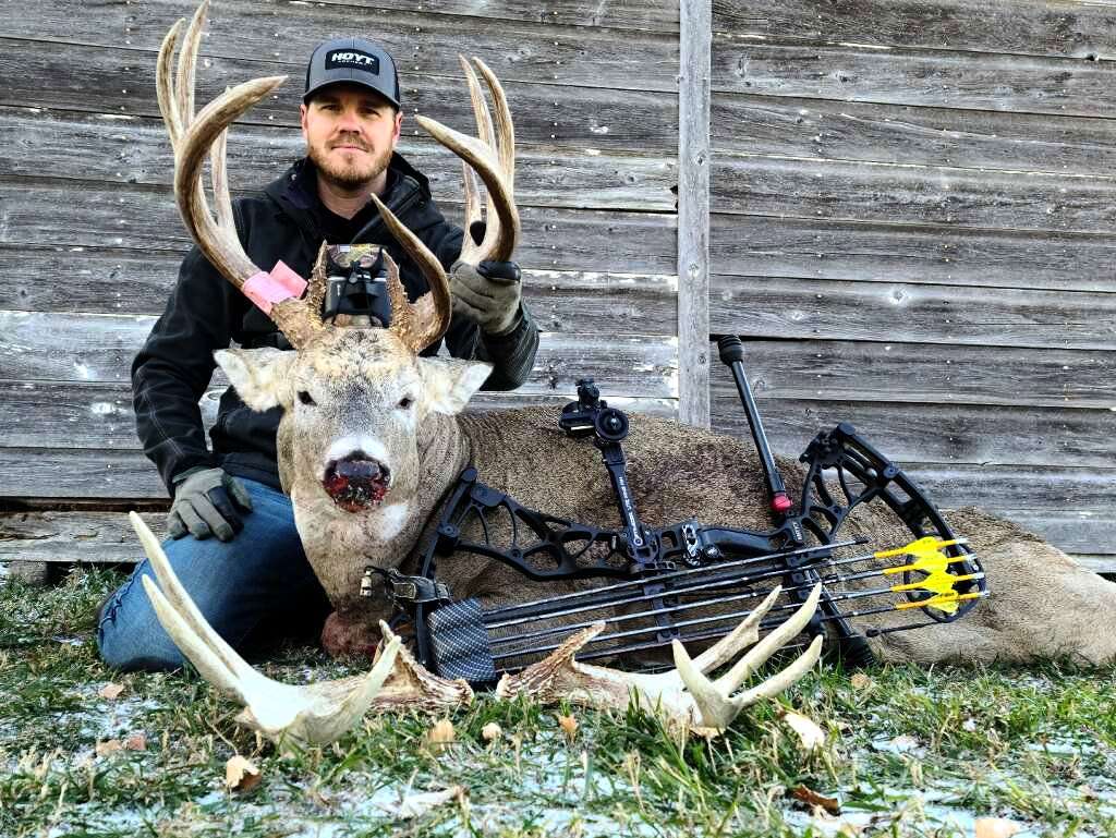 Stuart Danielson arrowed this North Dakota monster in late October. Stuart Danielson arrowed this North Dakota monster in late October.