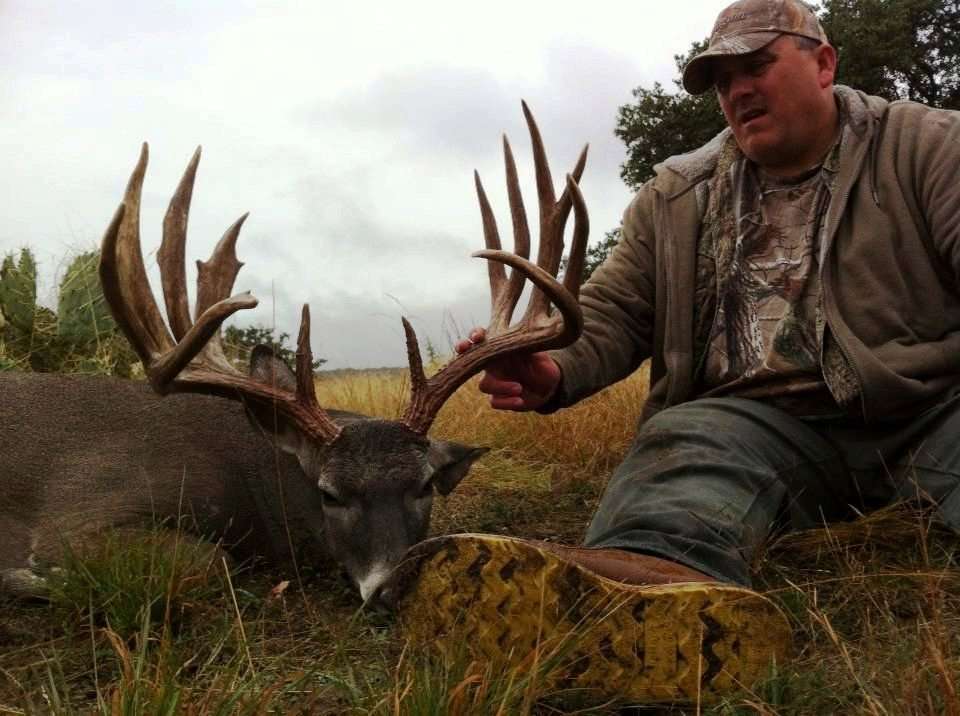 Darwin Barringer's massive Texas whitetail.