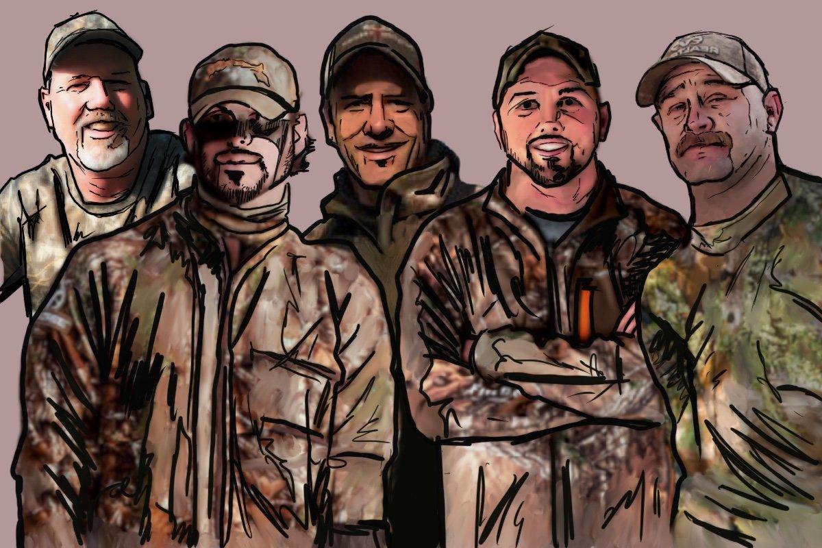 Five guys from different states, regions and walks of life talk about deer hunting where they call home. (Ed Anderson illustration)