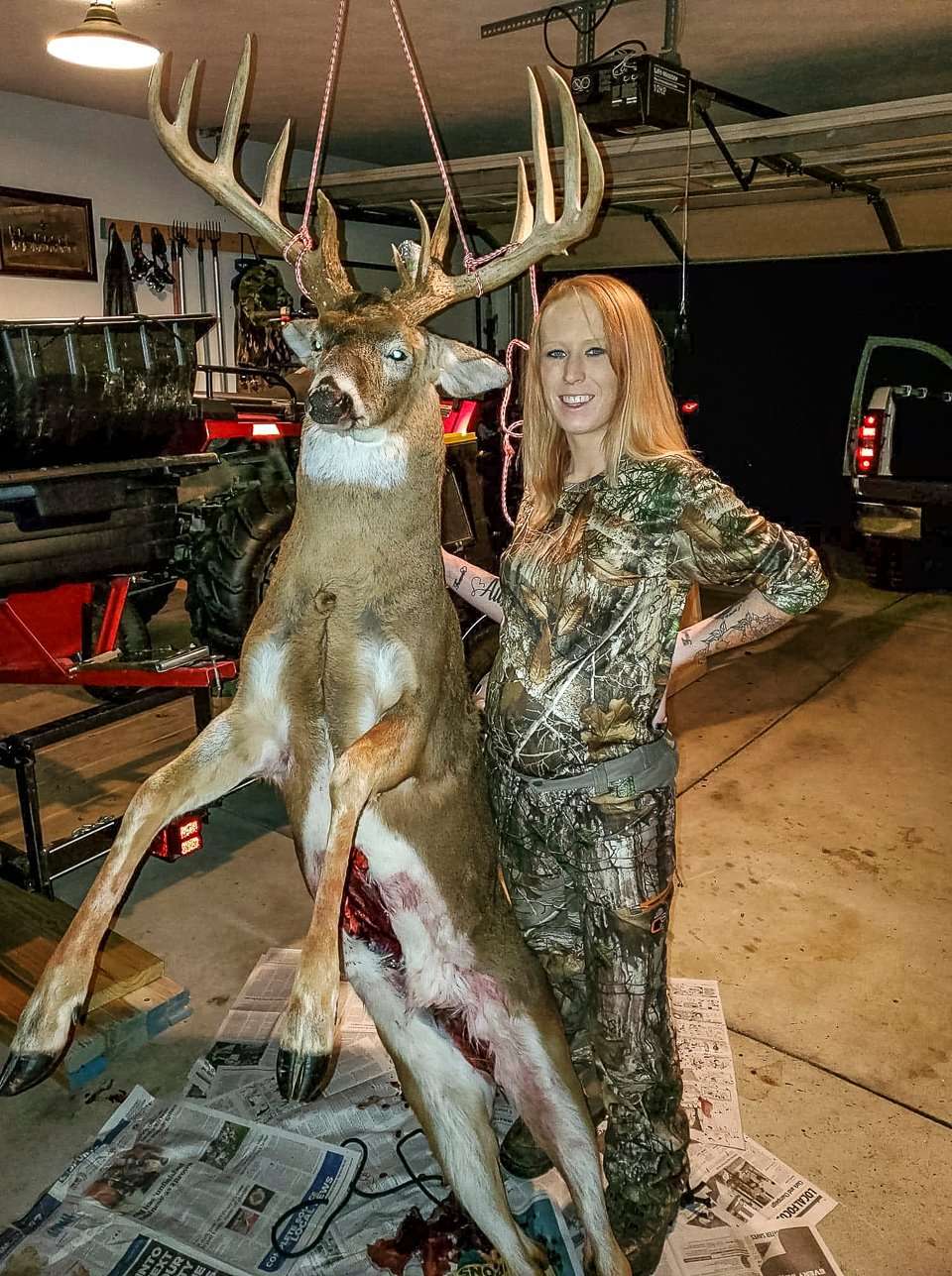 At more than 20 weeks pregnant with twin boys, Cierra knew her time climbing into tree stands was growing short. At more than 20 weeks pregnant with twin boys, Cierra knew her time climbing into tree stands was growing short.