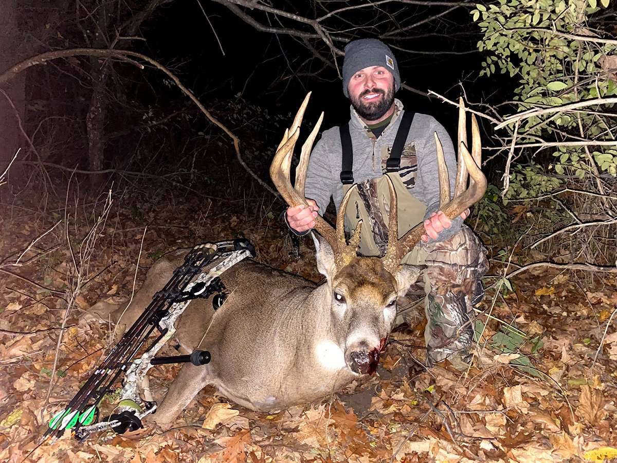 Mitch DeMoss' buck scored 180 3/8 inches. Image courtesy of Mitch DeMoss