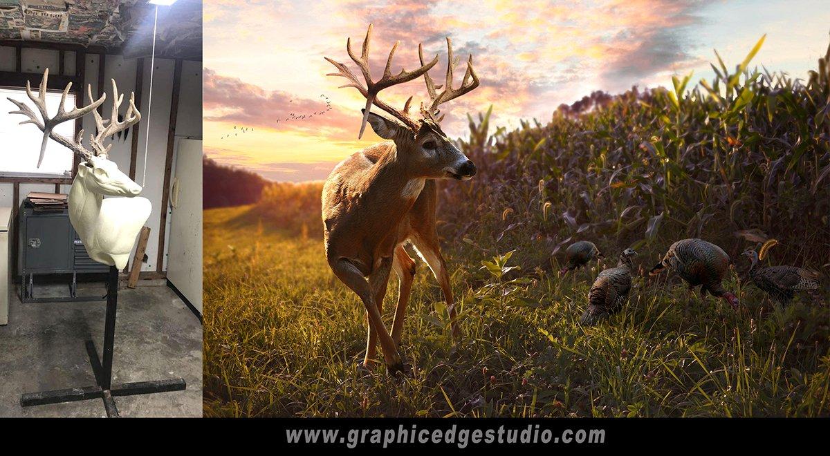Chris Pazul of Graphic Edge Studio is a wizard with digital taxidermy. Image courtesy of Graphic Edge Studio