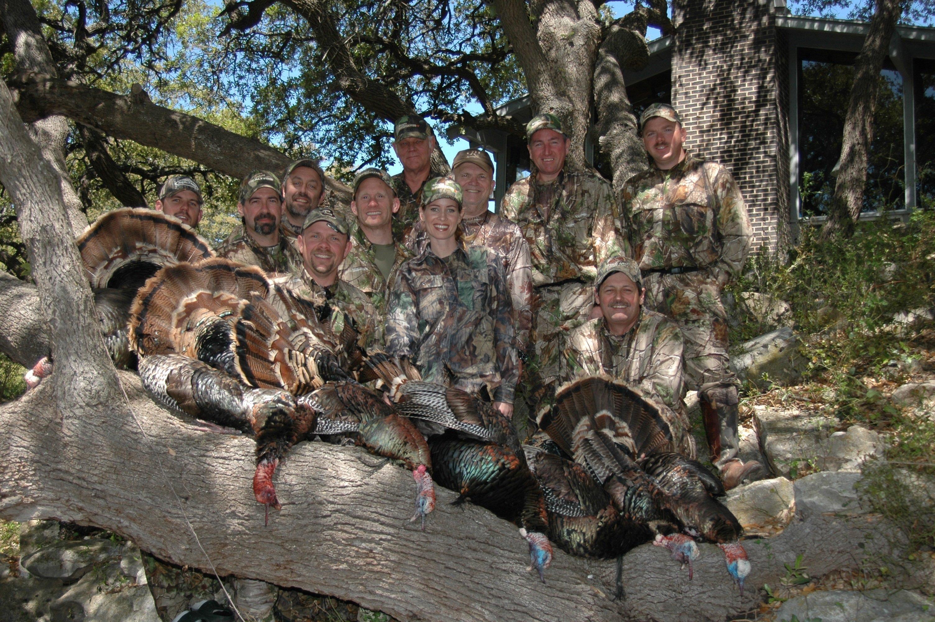 Dodd with a crew of outdoor writers including longtime Realtree contributors Stephanie Mallory, Brian Lovett, and Steve Hickoff. 