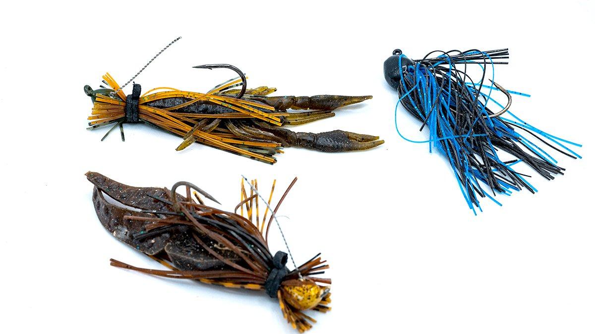 Fish small 1/4-ounce bitsy jigs and trailers with slow drags and hops. Image by Joe Balog