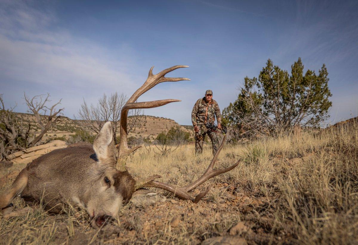 Spending plenty of time behind the glass can help locate the target buck you're looking for. (Brian Strickland photo)