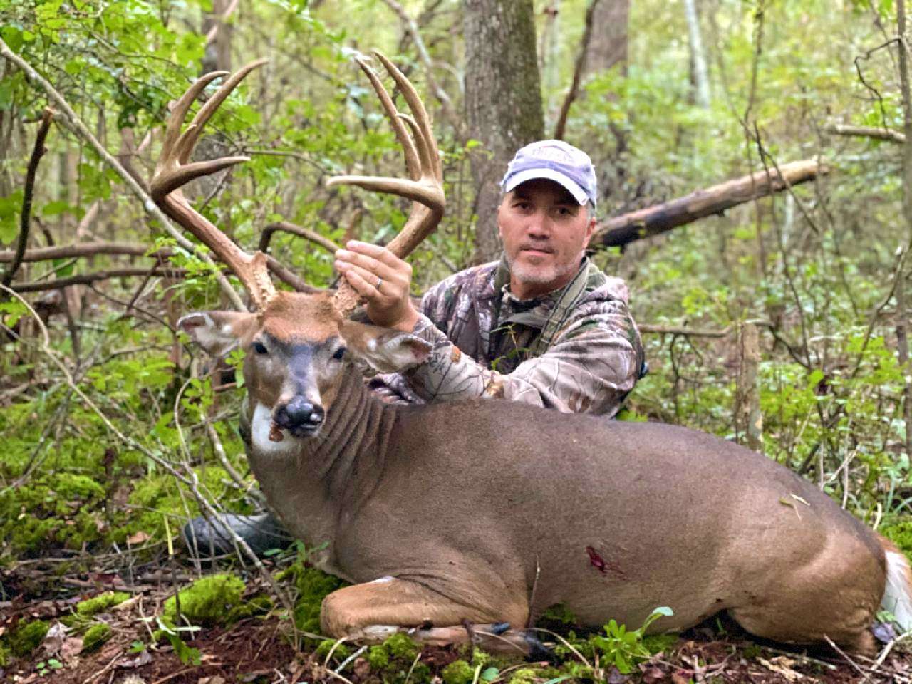 Maryland bowhunter John Earhart III with his 2020 redemption buck. Maryland bowhunter John Earhart III with his 2020 redemption buck.