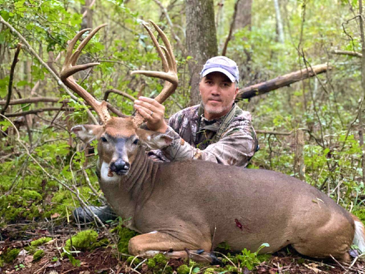 John Earhart III tagged this buck on his first time hunting a new property. Image courtesy of John Earhart III 