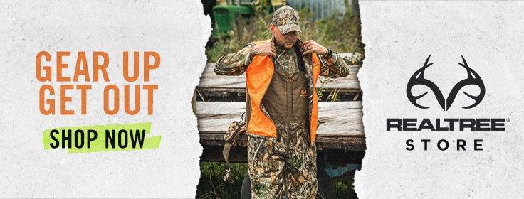 Get your hunting gear at the Realtree store. 