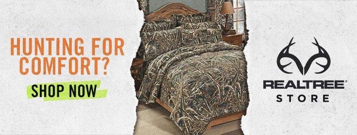 Get your camo fix at the Realtree store.