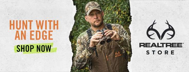 Get your hunting and fishing gear at the Realtree store.
