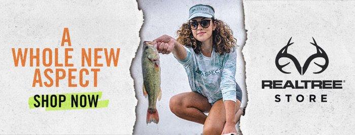 Get your fishing gear at the Realtree store.