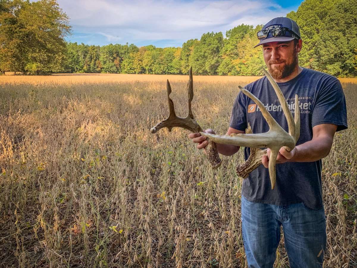 The buck's sheds from the previous season were already incredibly impressive. (Dave Voisey and Eguie Machado photos)