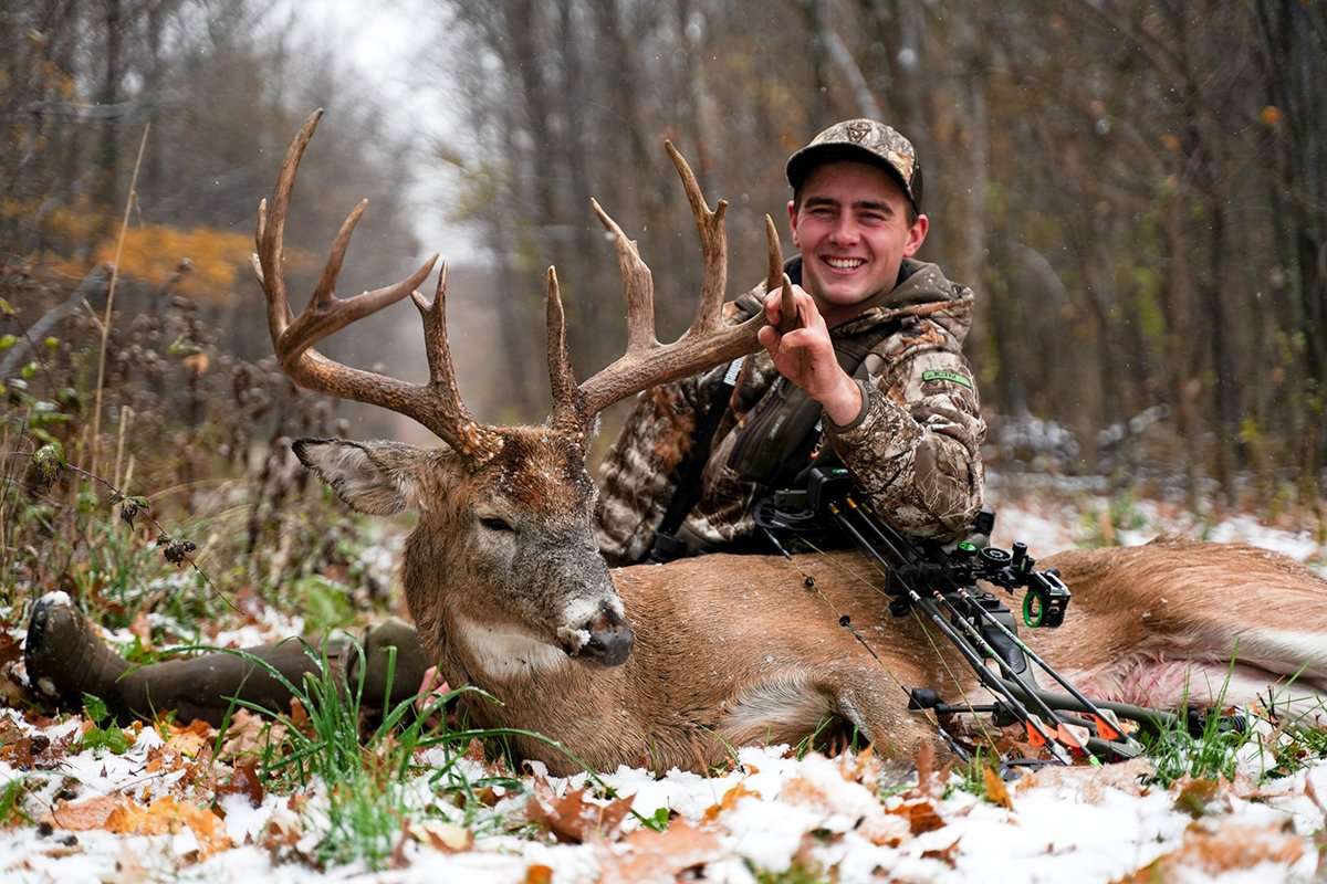 Taken in Dodge County, Wisconsin, this deer lived in an area known for big bucks. Image courtesy of Elliott Smith