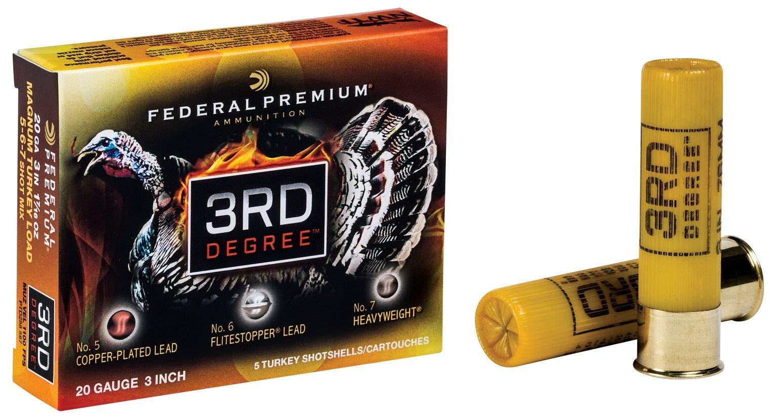 The new Federal Premium 3rd Degree 20-gauge turkey load. 