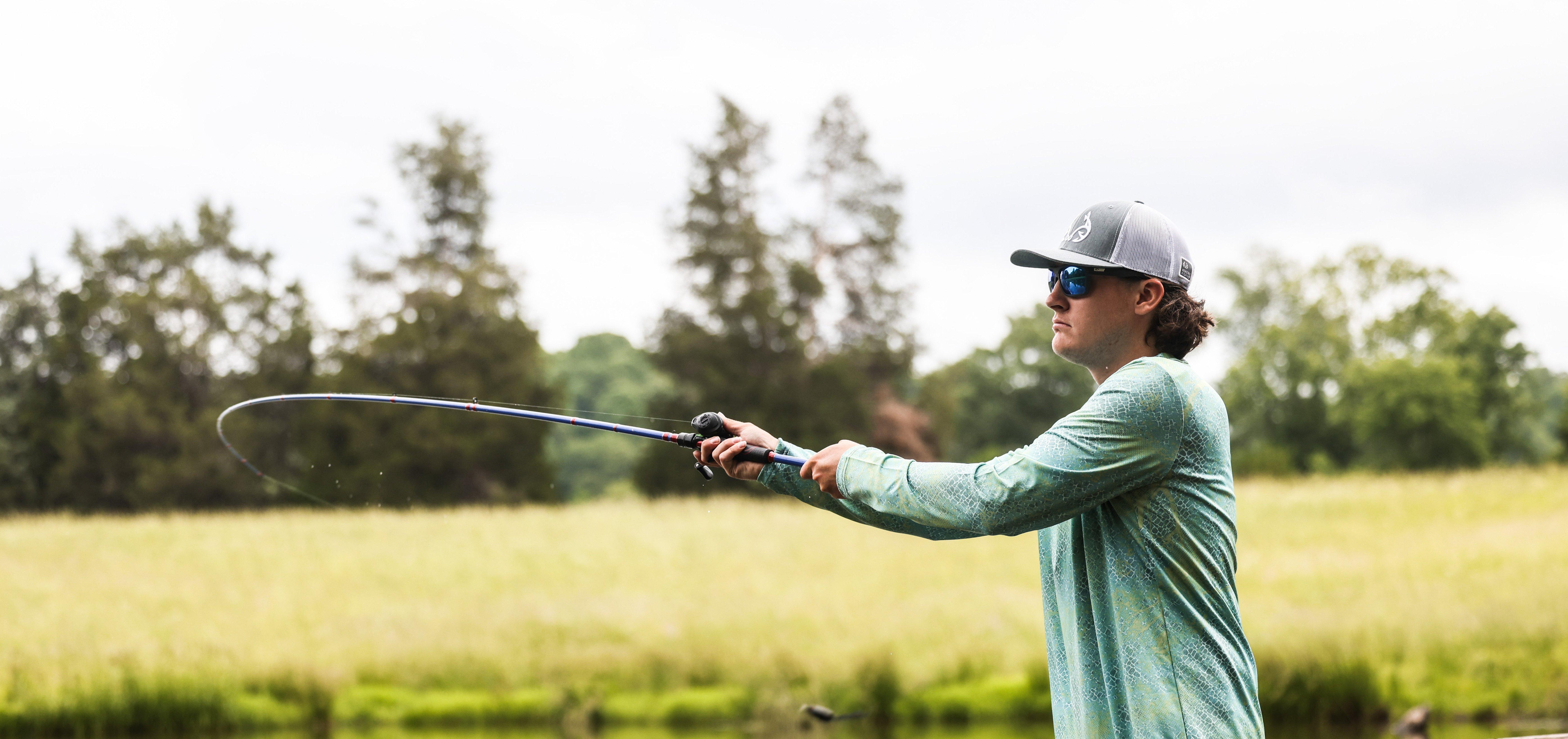 The right setup is critical for casting frogs and working bass out of heavy cover. Image by Matt Harrison / Realtree Media