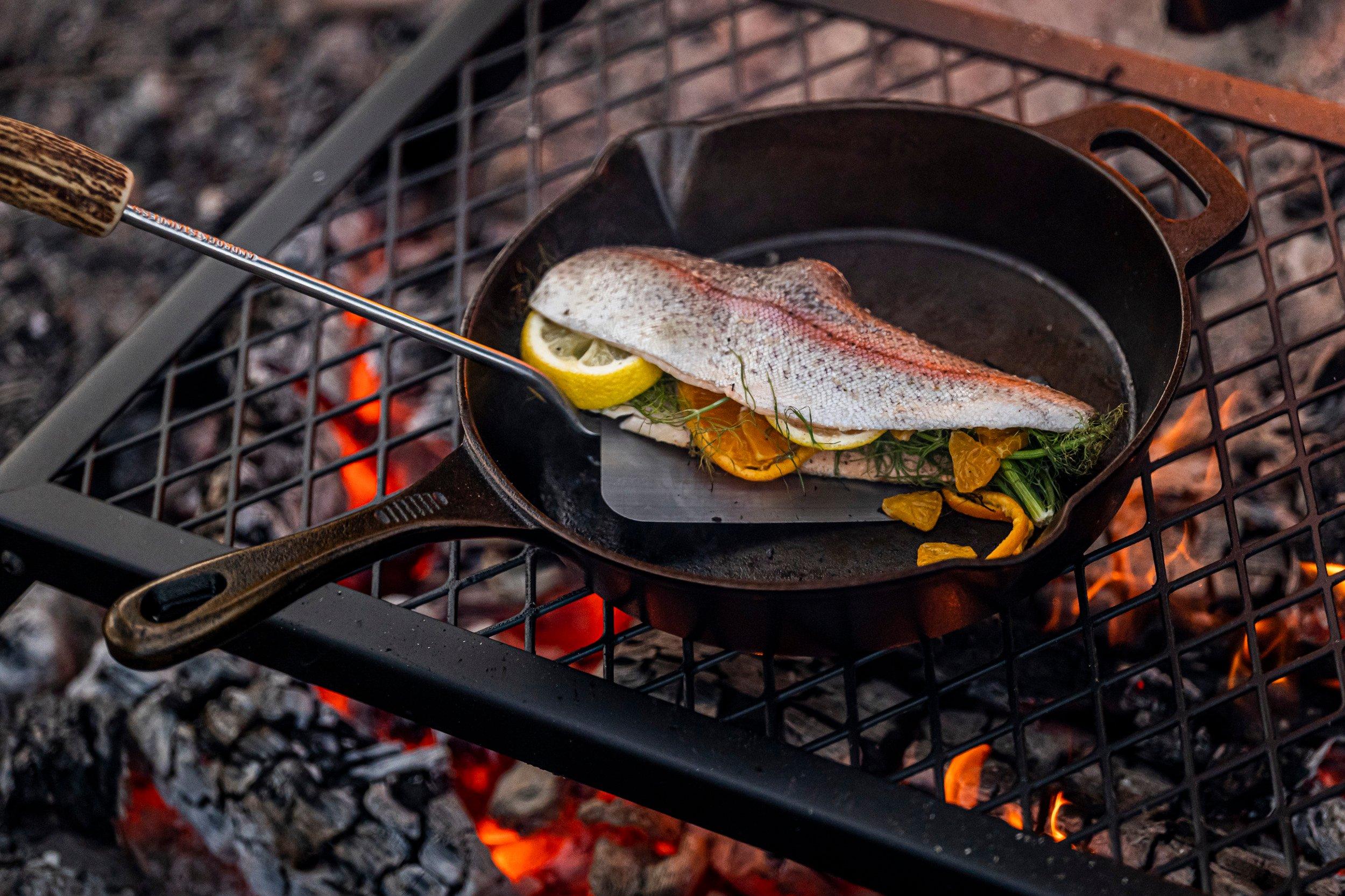 Cook the fish for a few minutes per side until meat is cooked through and flakes easily with a fork. Image by GritMedia