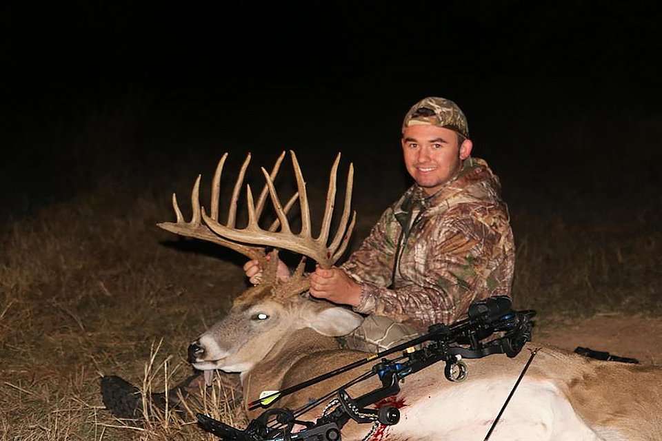 Guner Womack poses with one of the best typical bucks of 2019. (Guner Womack photo)