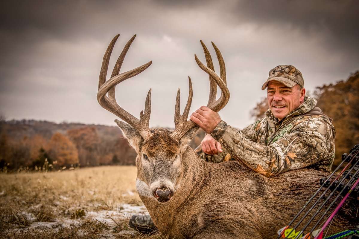 Realtree pro staffer David Holder capitalized on a second chance to shoot his target buck as it trailed a doe by his well-placed stand. (Photo courtesy of David Holder)