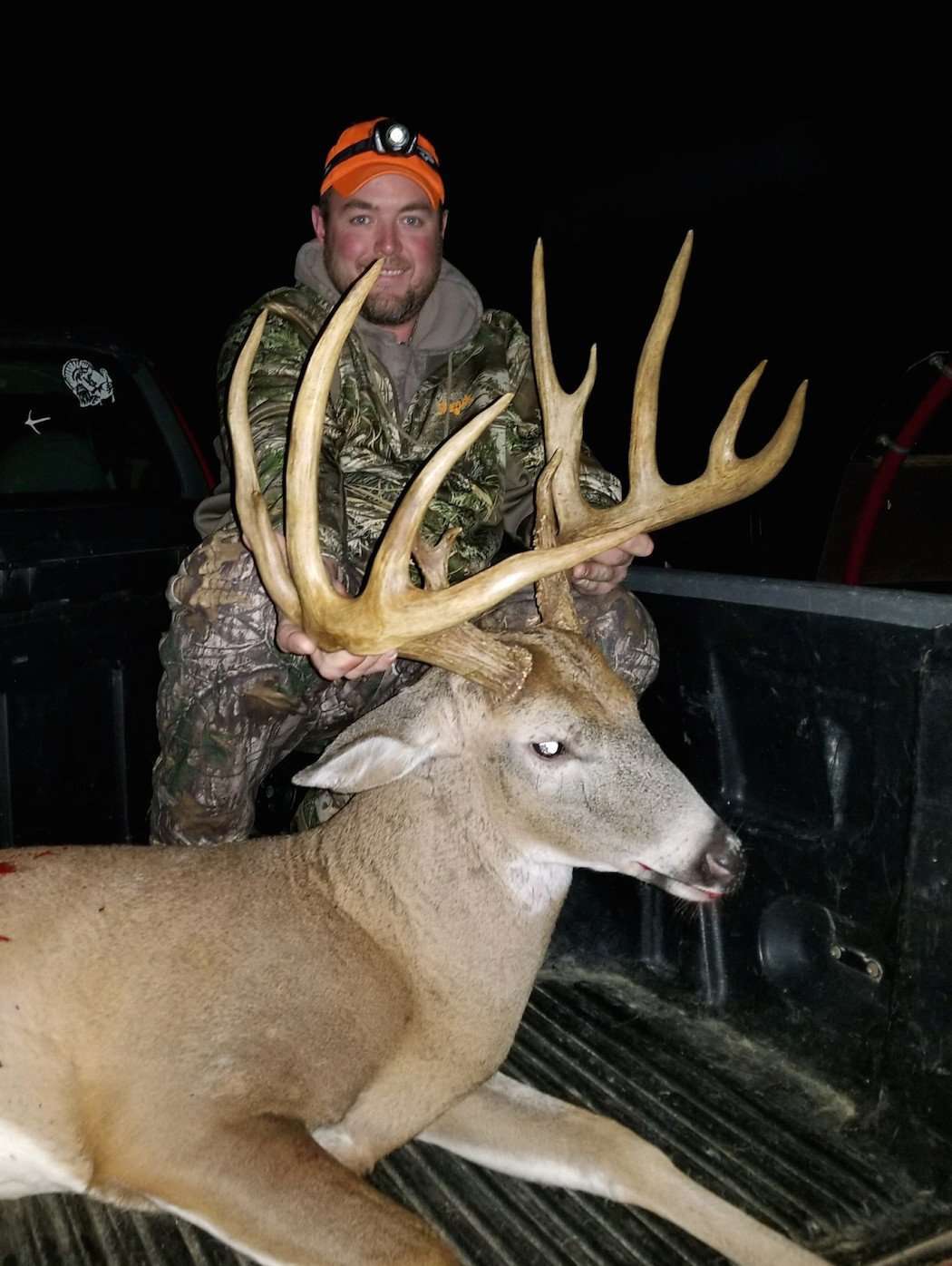 Another shot of the huge Haynie buck. (Russell Haynie photo)