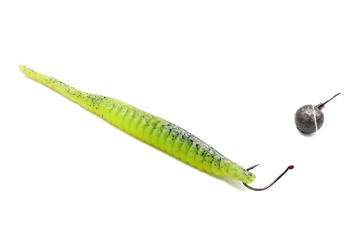 Bass Dropshot Rig with Roboworm Summer Finesse Bank Fishing 