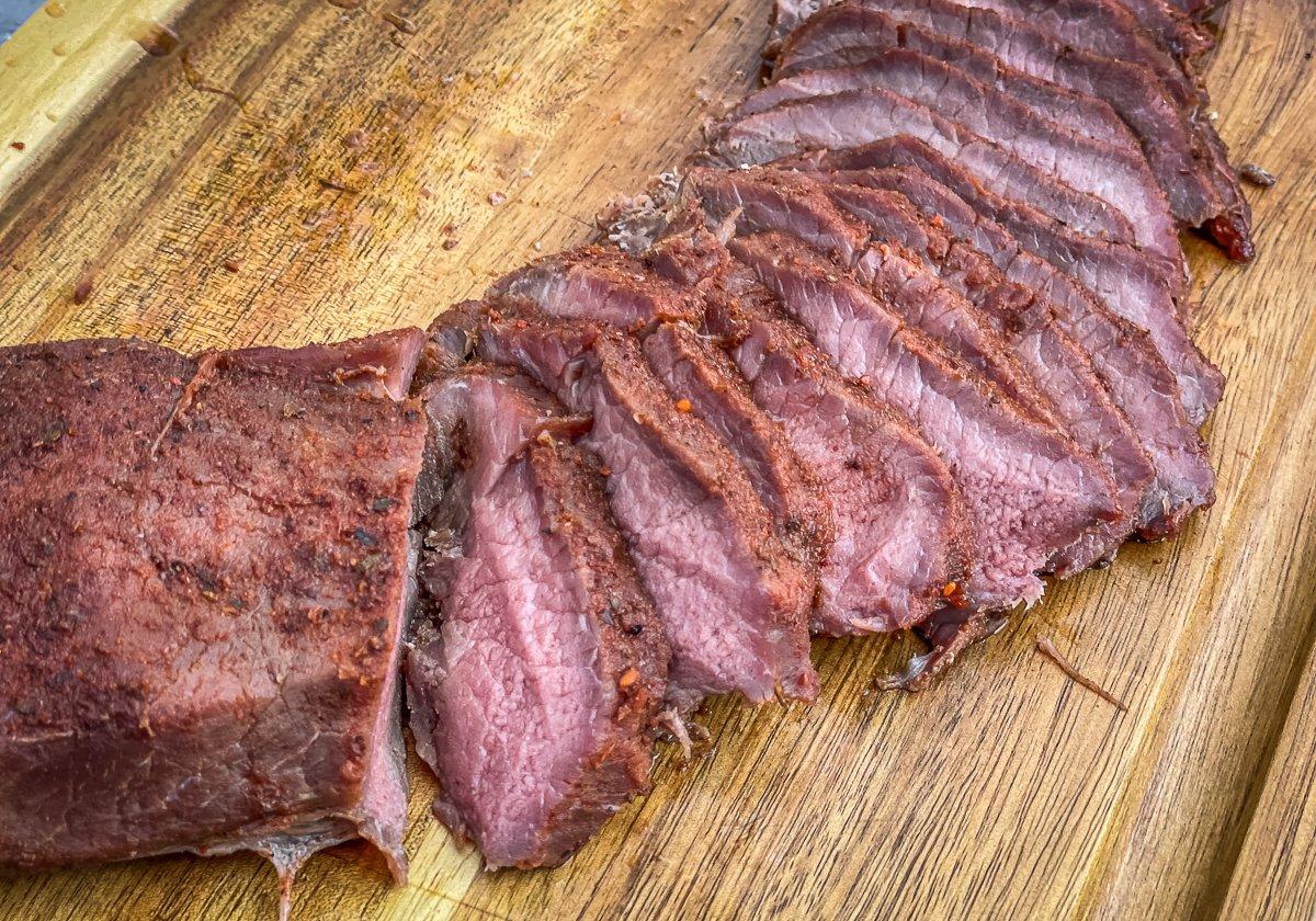 This cooking method works well for both rare to medium-rare steaks and backstrap and slow-cooked BBQ.