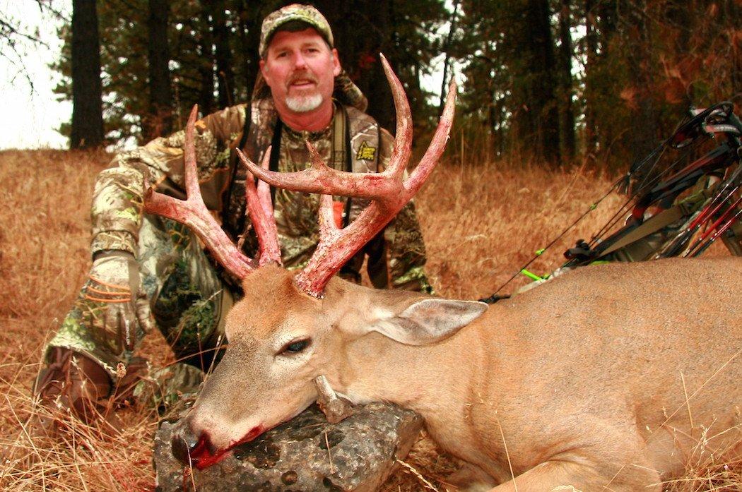 The author with a nice Idaho buck. (Patrick Meitin photo)