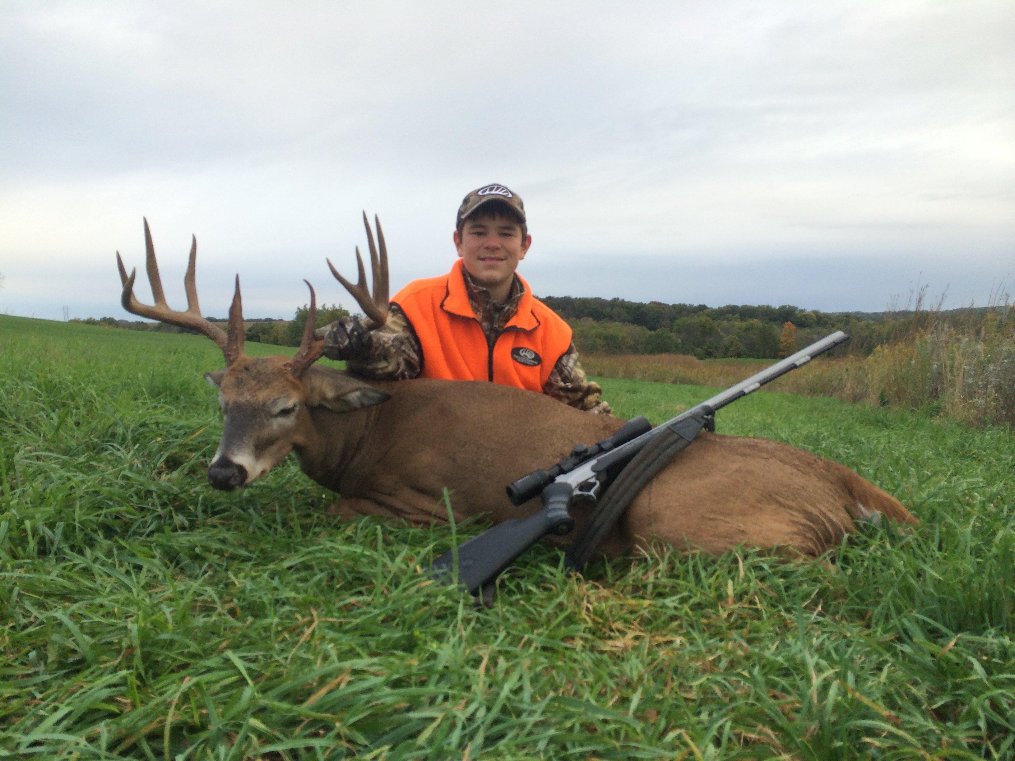 During Iowa's youth season, Parker got this 10-pointer.