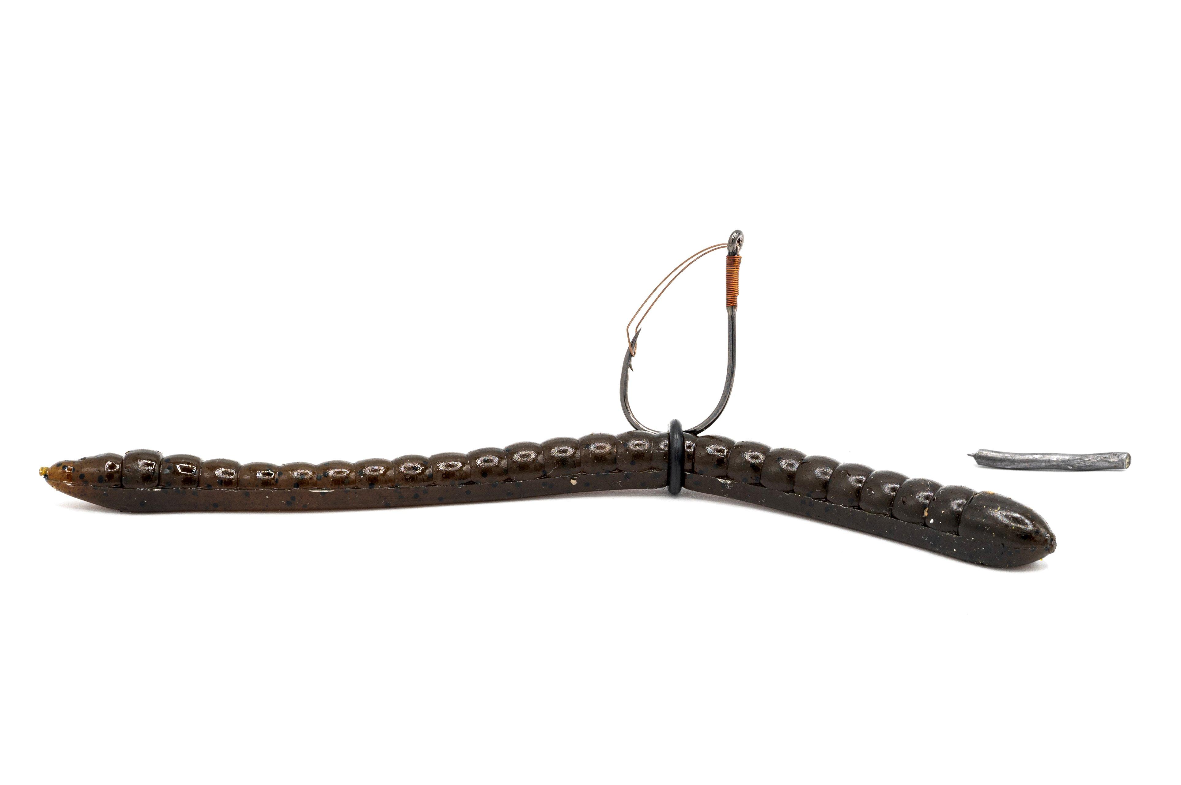 Wacky worm rigs, including the tail-weighted Neko method, are great choices during the spawning season. Image by Millennium Promotions