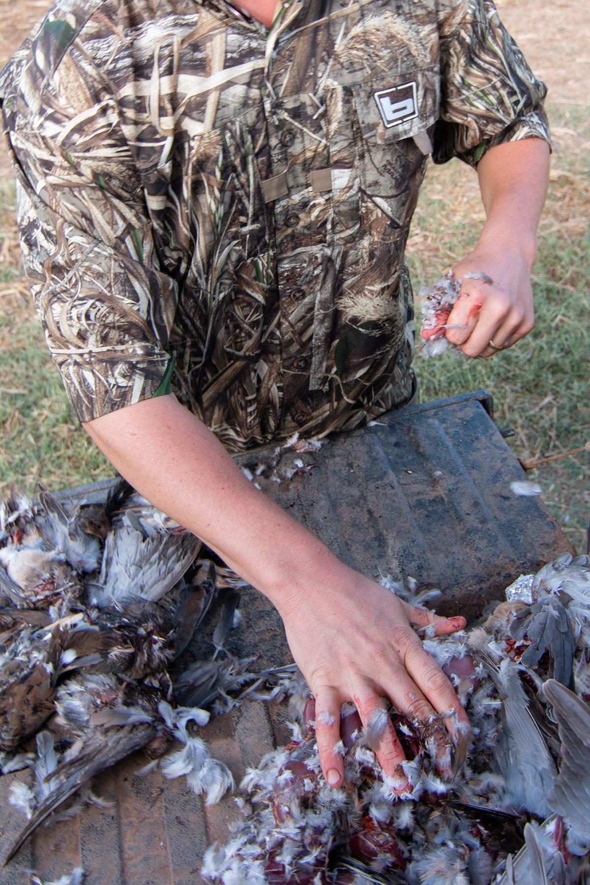 A successful dove hunt and a fine meal to come. Image by Austin Ross