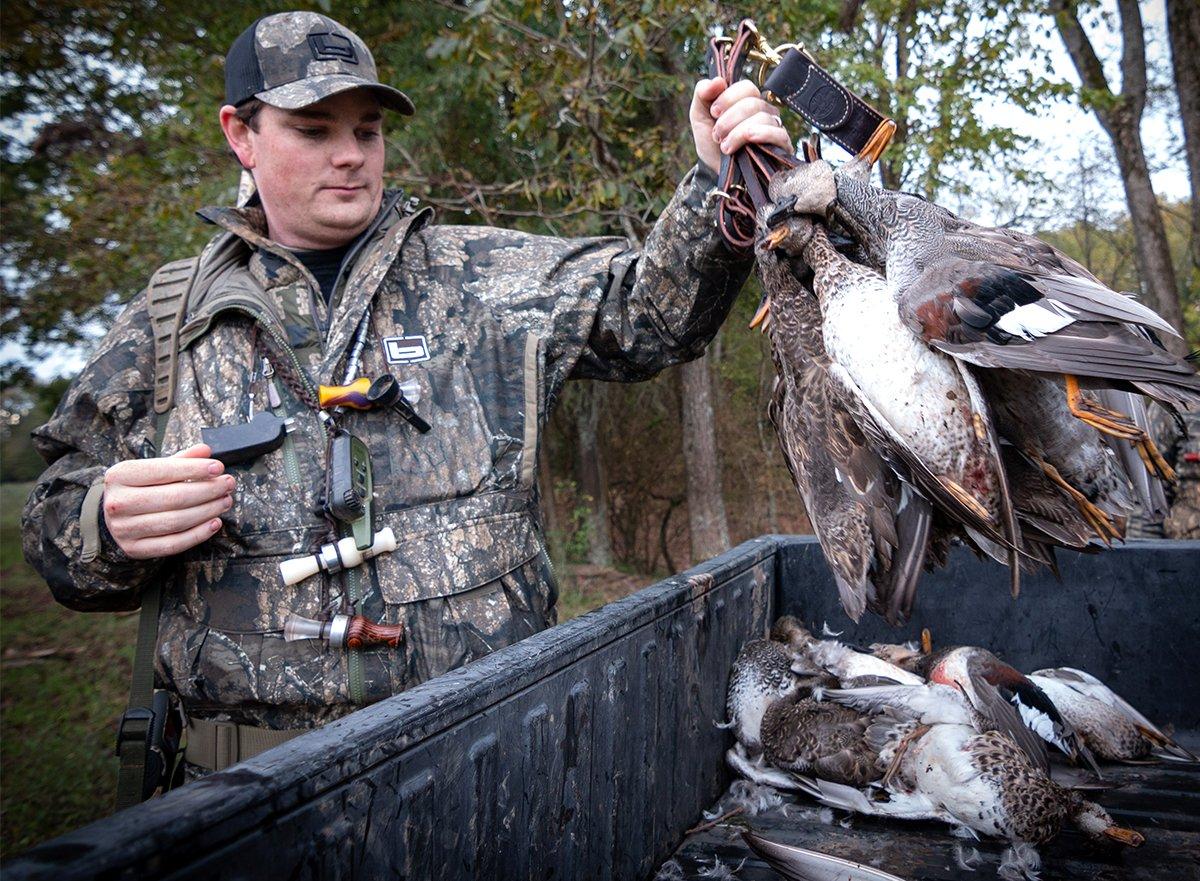 Every duck hunter loves a full strap, but some are unclear about how many birds they can keep in possession. Photo by Austin Ross