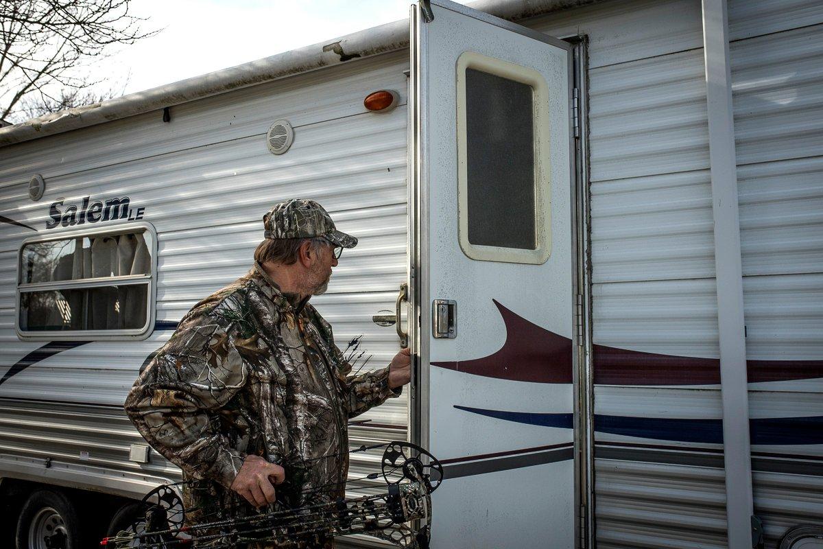 RVs have skyrocked in popularity among hunters. Image by Bill Konway