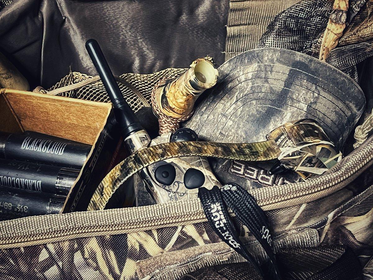 No matter where or how you hunt, some accoutrements are mandatory. Photo by Bill Konway
