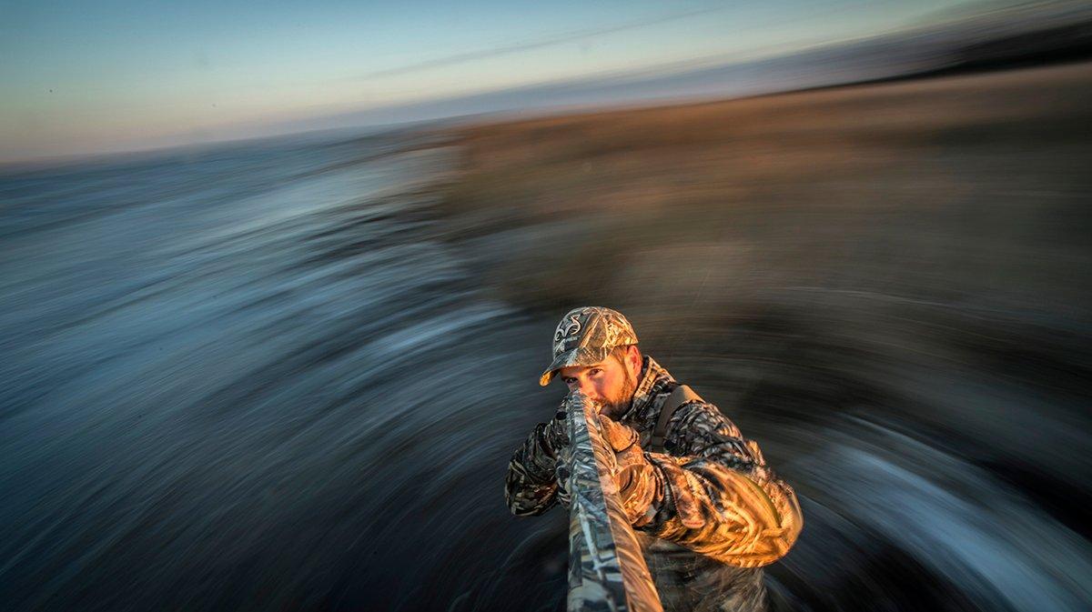 You'll rarely shoot in front of a streaking diver. Become proficient at hard crossing shots. Photo by Bill Konway