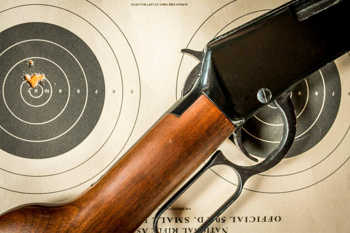 A lever-action rimfire can be quite fun, and effective on small game. Image by Bill Konway