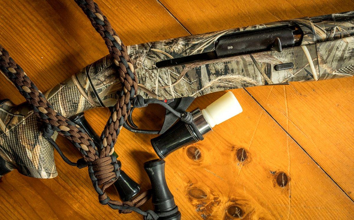 A magnum all-weather 12-gauge is at home in the turkey woods and duck blind. Image by Bill Konway