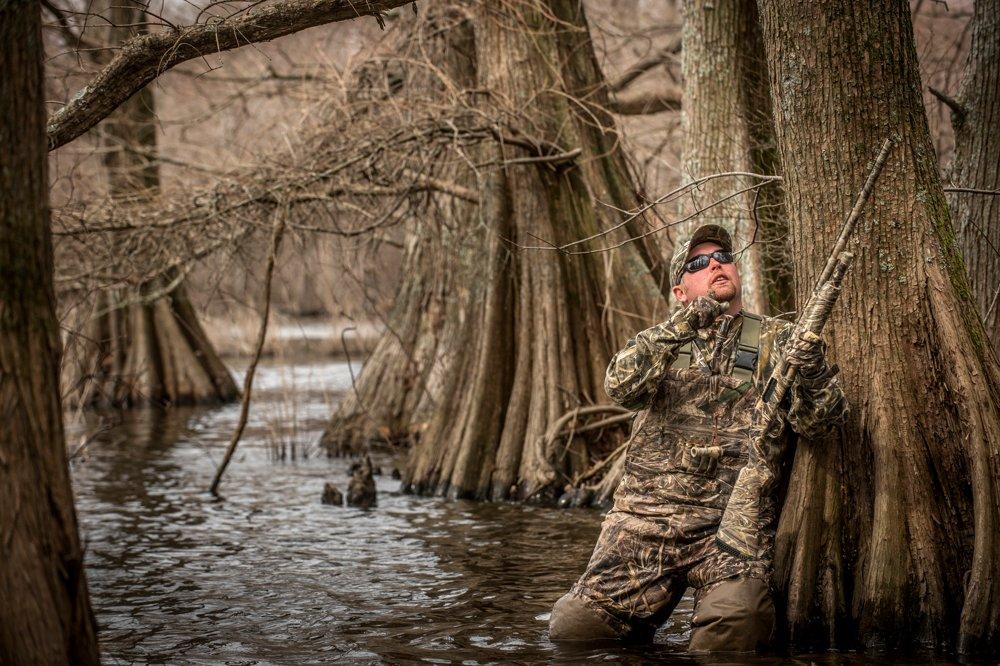Ducks can spot hunters much easier during cloudy days. Adjust your concealment strategies to compensate for conditions. Photo by Bill Konway