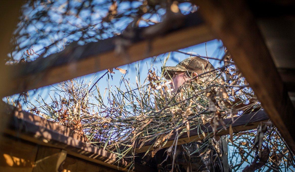 The locations of the duck field and pit blind are important, but so is the quality and safety of the pit itself. Image by Bill Konway