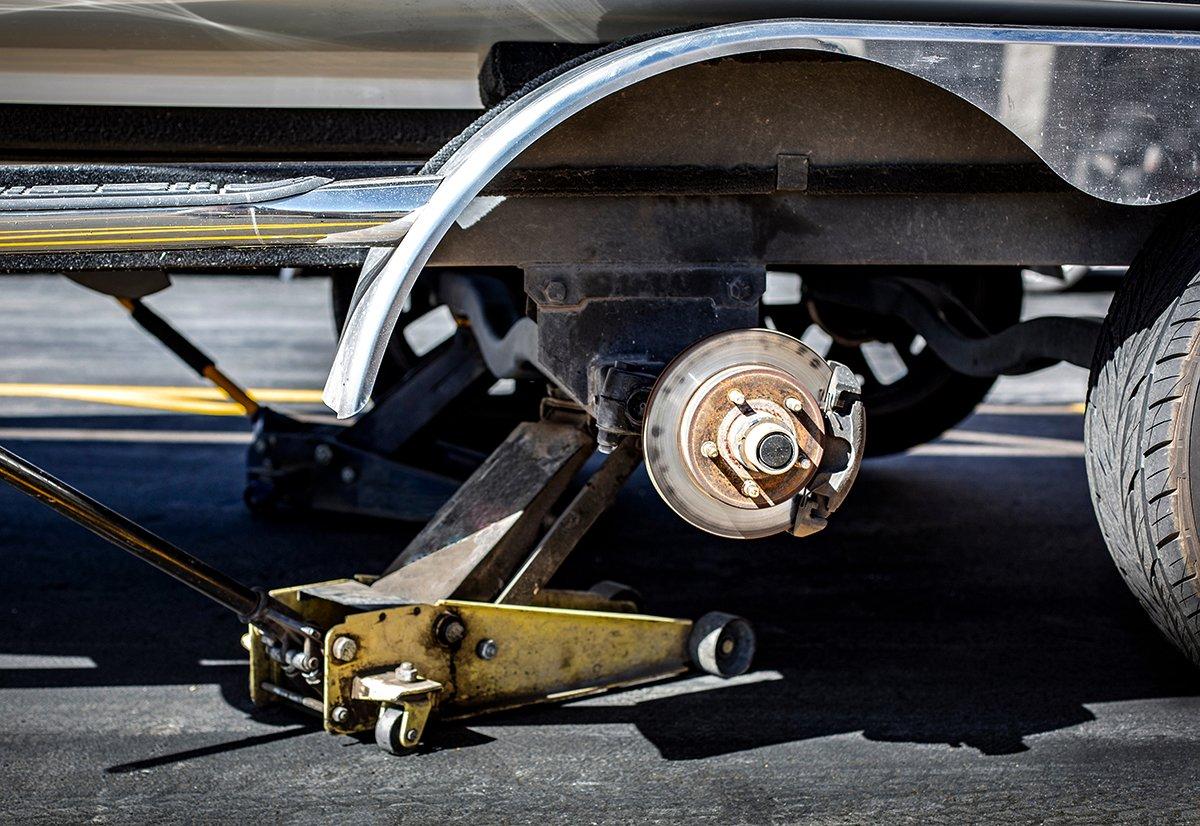 Trailer maintenance is a much-needed effort prior to the start of the spring fishing season. Image by Bro Creative