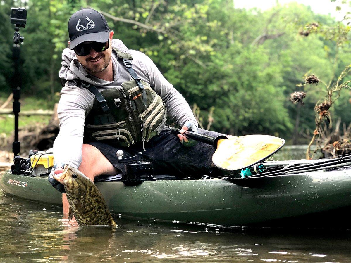 Drew Gregory cut his teeth bass fishing small creeks and rivers. 