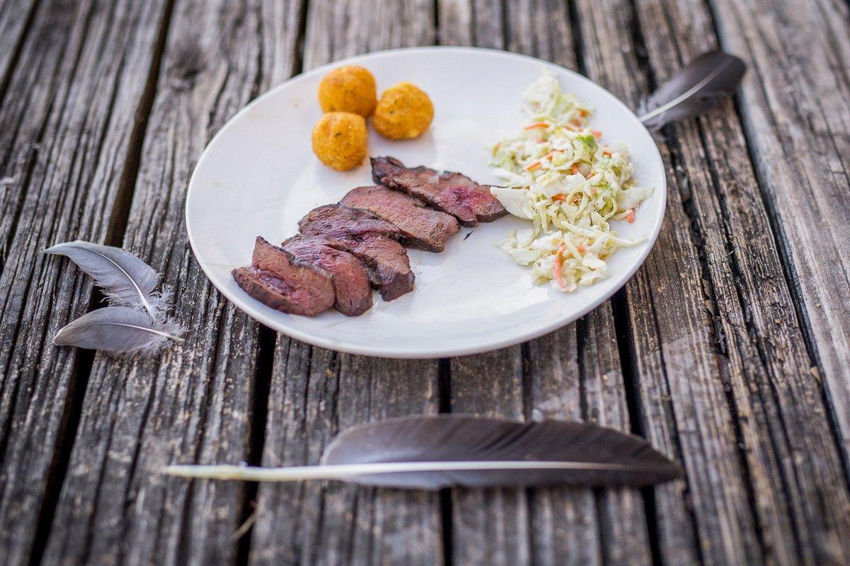 Serve the sandhill crane with your favorite side dishes. Photo by Grit Media