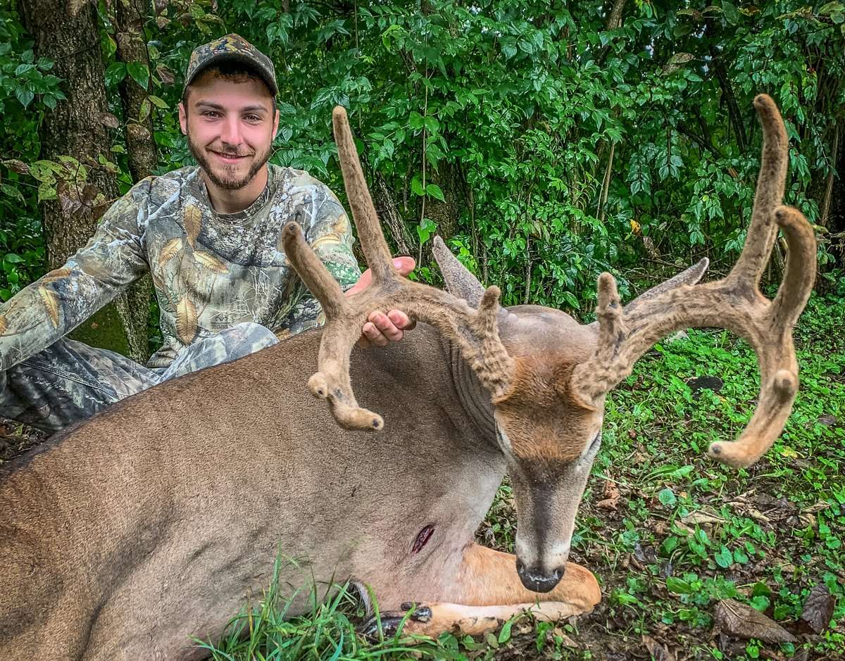 Stamper's buck scored 159 inches, his biggest to date. Image by Jeffrey Stamper Stamper's buck scored 159 inches, his biggest to date. Image by Jeffrey Stamper